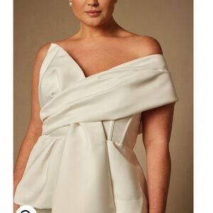 Bridal by Eloquii Sculptural Top